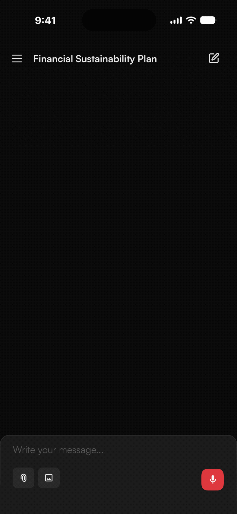 Companion conversation transition animation